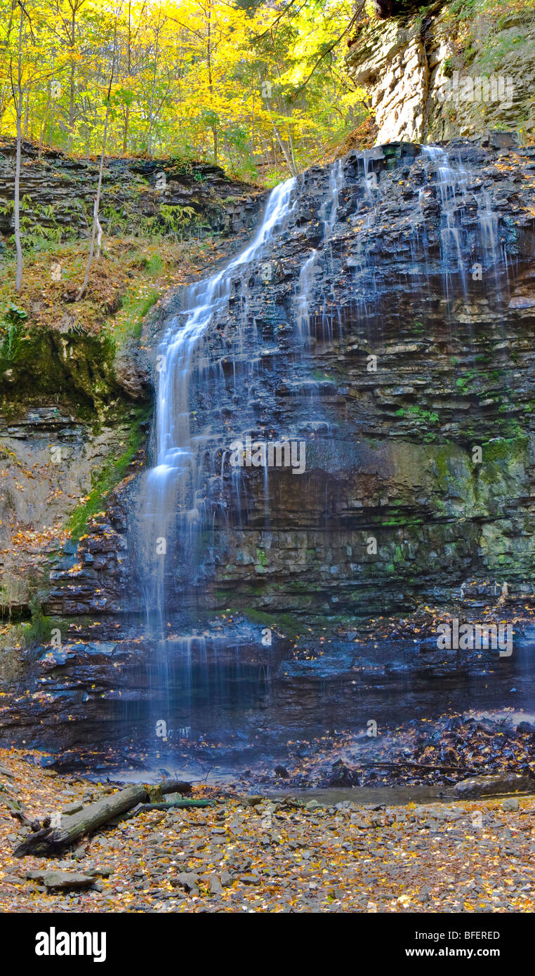 Tiffany fällt, Bruce Trail, Niagara Escarpment, Hamilton, Ontario, Kanada Stockfoto