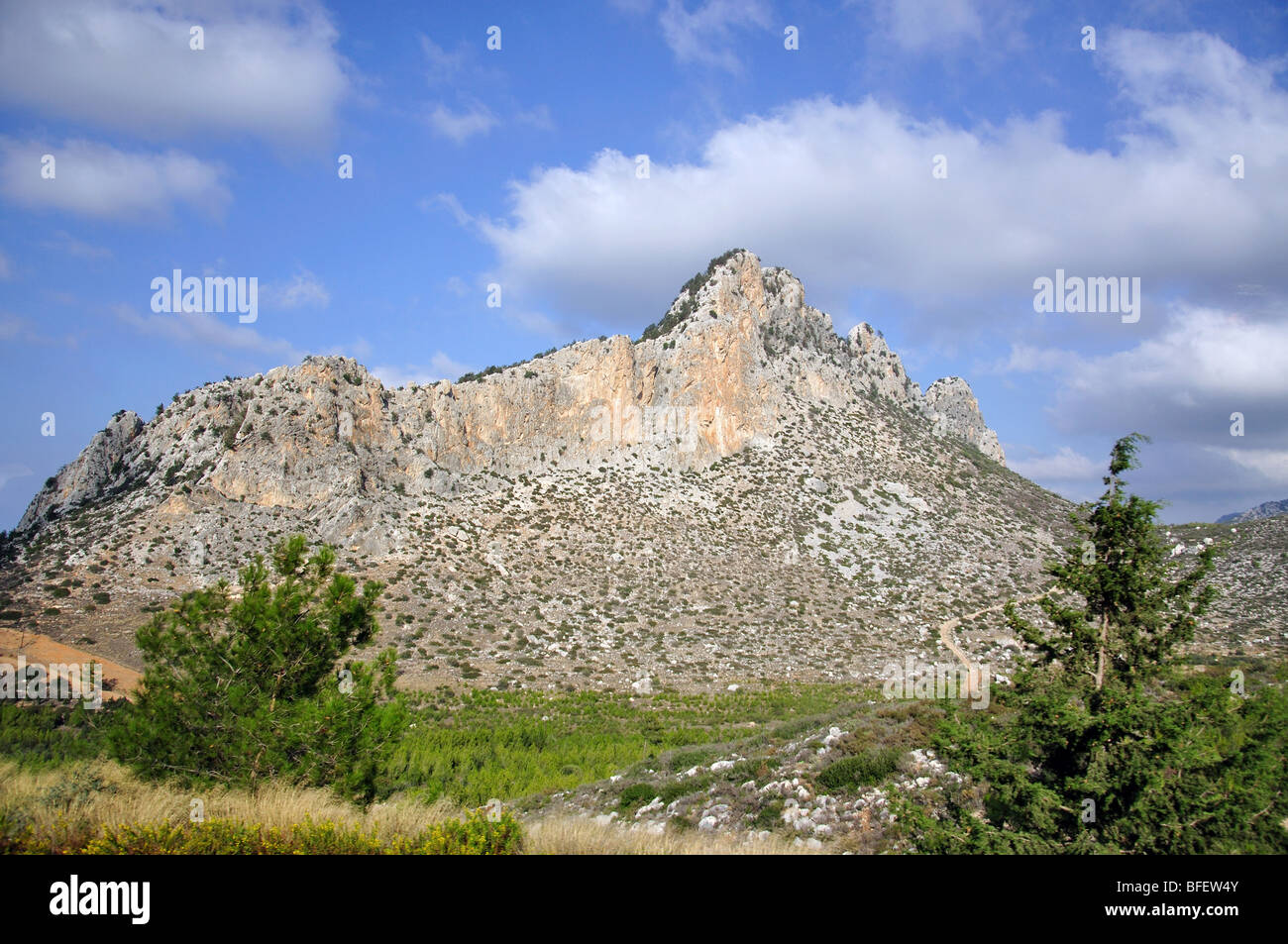 Kyrenia reicht, Bezirk Kyrenia, Nordzypern Stockfoto