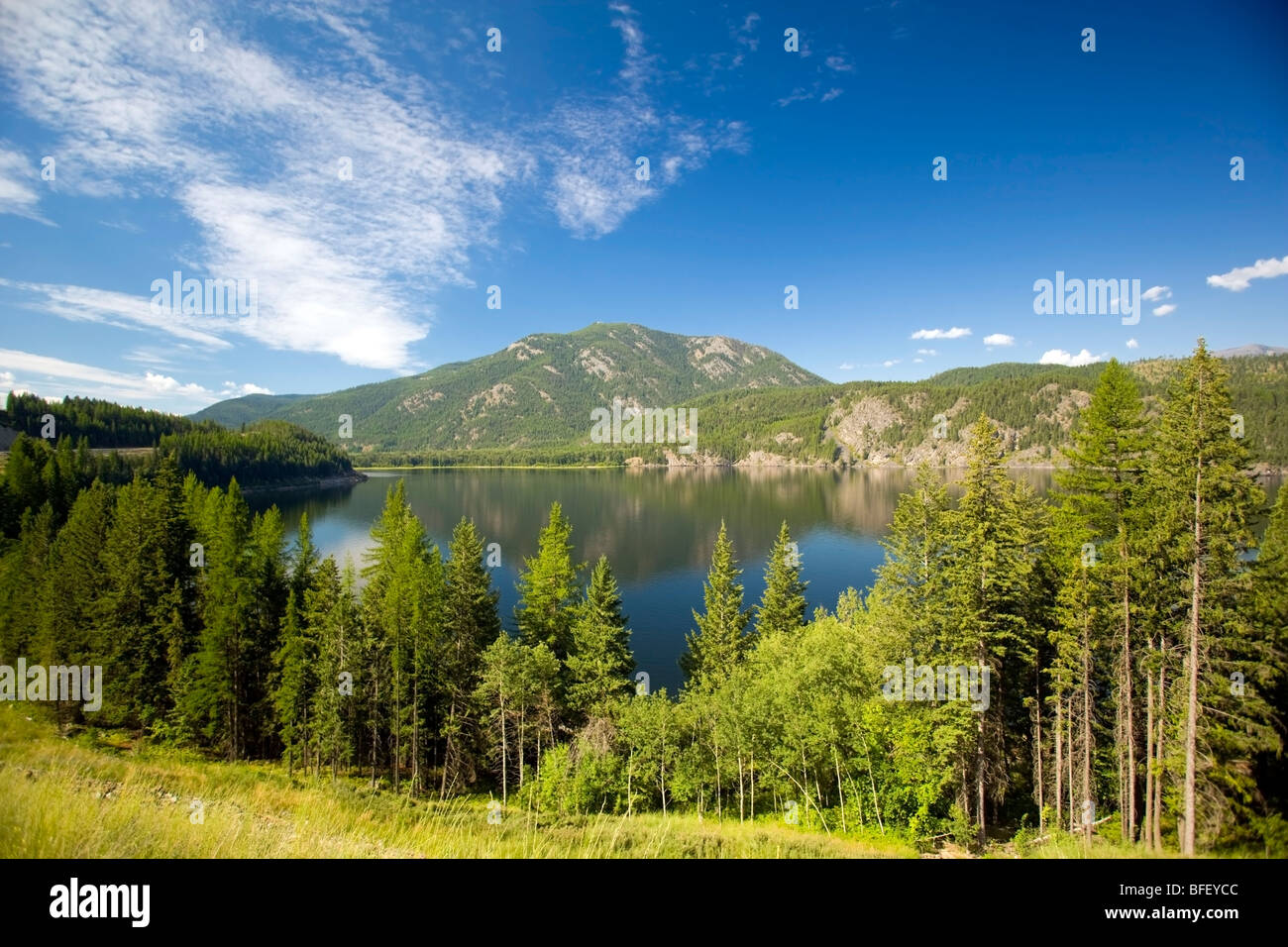 Moyie Lake, British Columbia, Kanada Stockfoto
