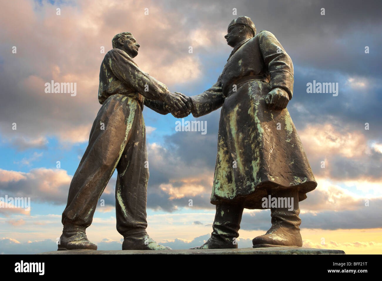 Memento-Skulpturen-Park (Szobaopark)-Budapest, Ungarn Stockfoto