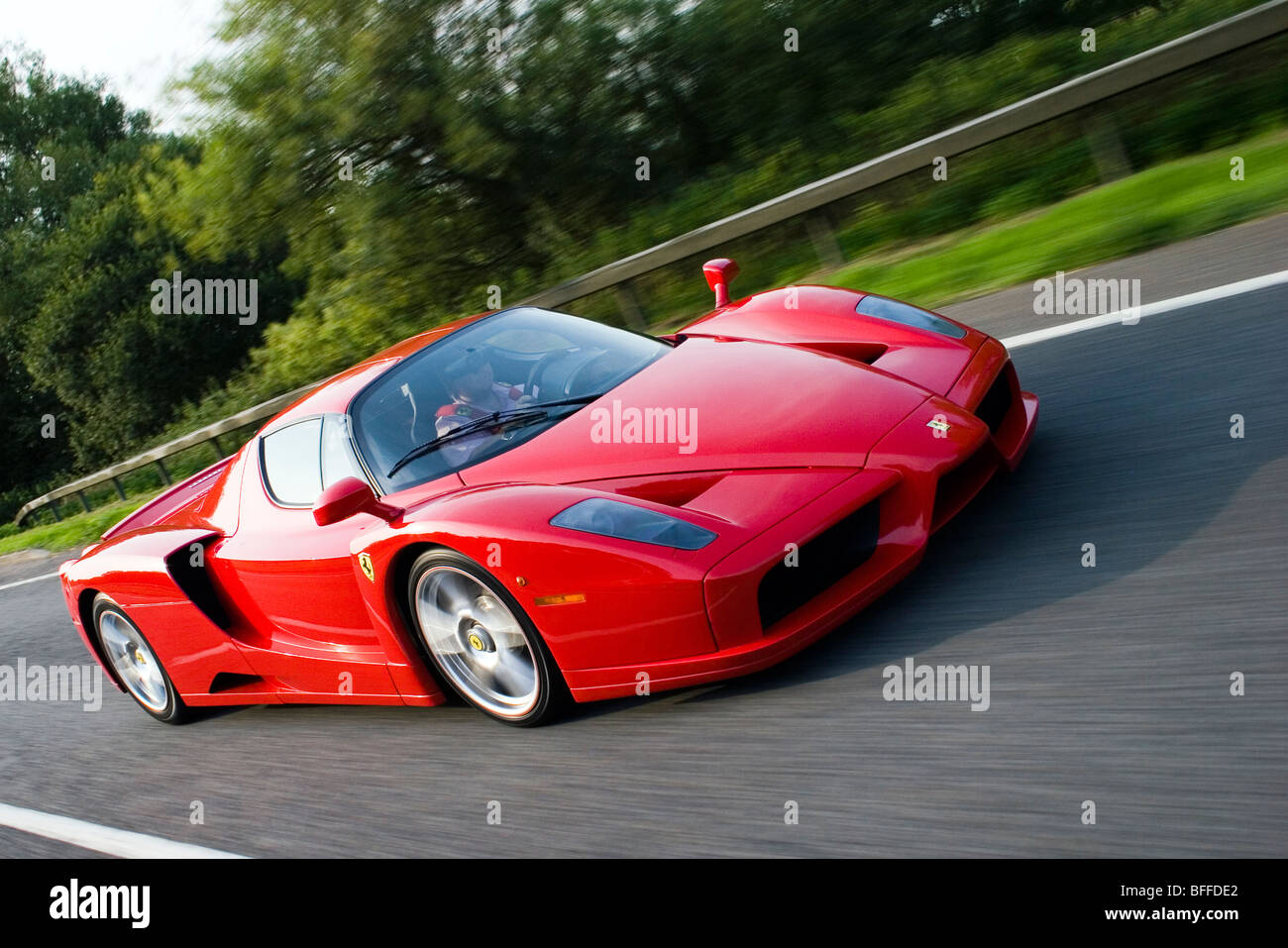 Roter Ferrari Enzo supercar Stockfoto