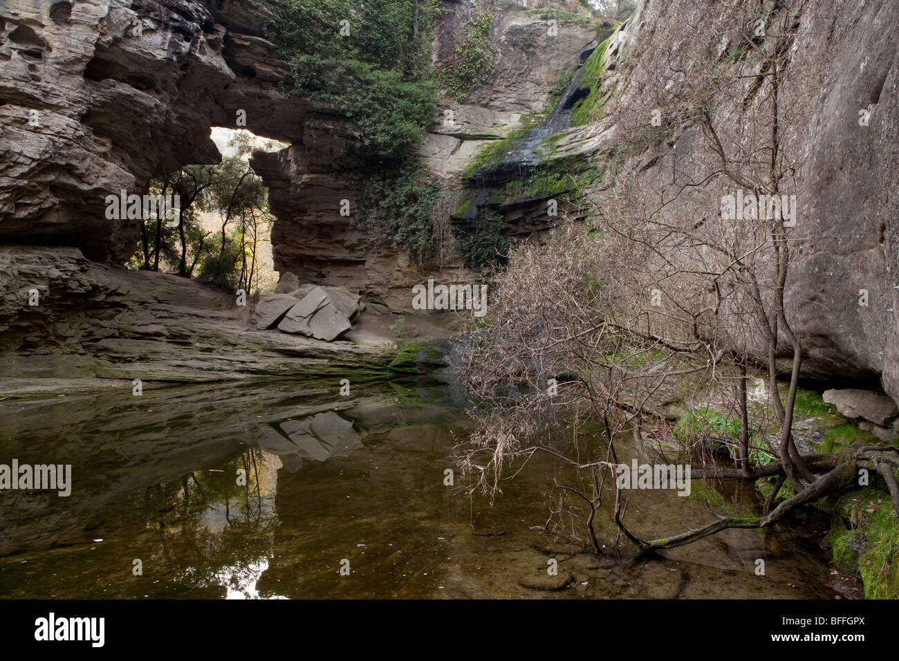 La Foradada, Cantonigròs, Barcelona, Spanien Stockfoto