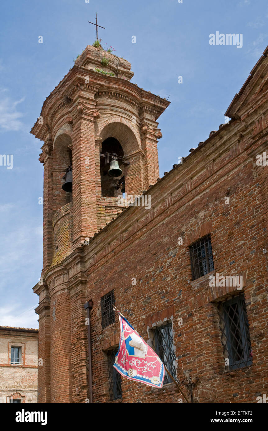 Mittelalterliche Architektur in Citta della Pieve, Umbrien, Italien Stockfoto