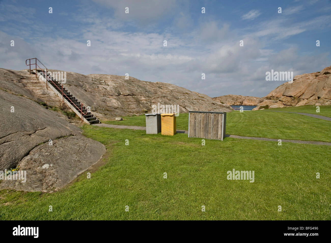 Treppen-Smogen-Schweden Stockfoto