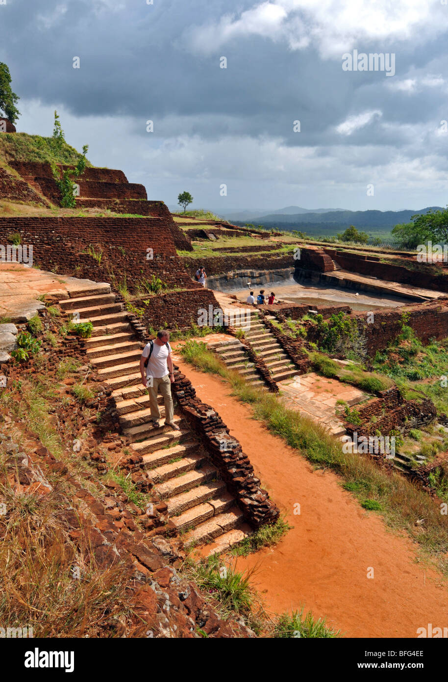 Felsenfestung Sigiriya, Sri Lanka, Sigiriya, Sri Lanka Stockfoto