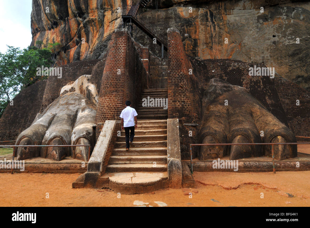 Felsenfestung Sigiriya, Sri Lanka, Sigiriya, Sri Lanka Stockfoto