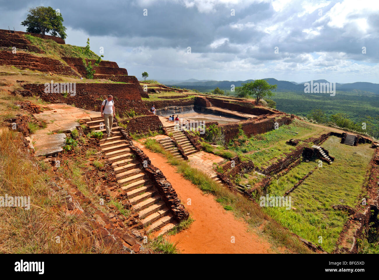 Felsenfestung Sigiriya, Sri Lanka, Sigiriya Stockfoto