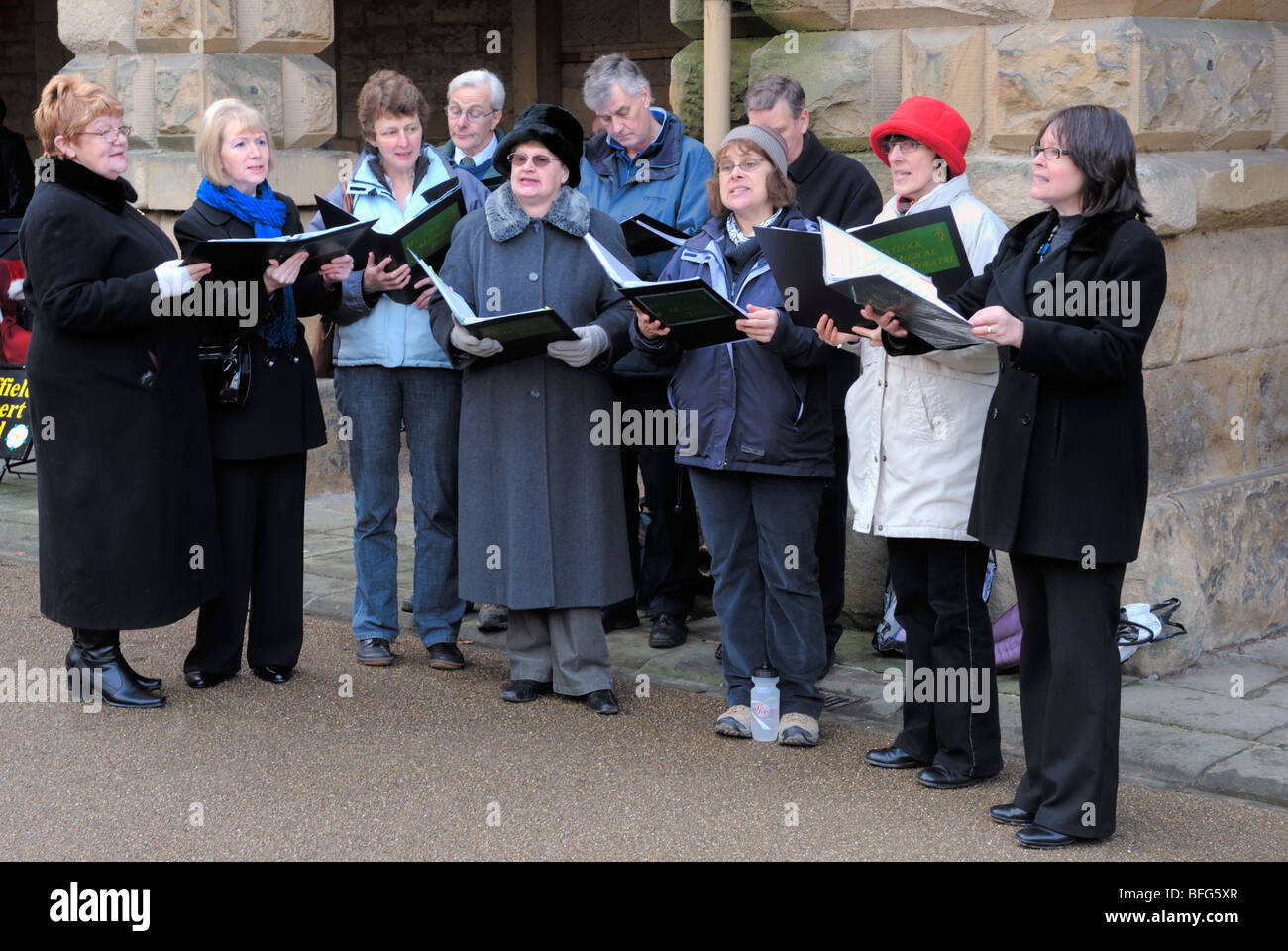 Matlock Musiktheater Sternsinger Stockfoto