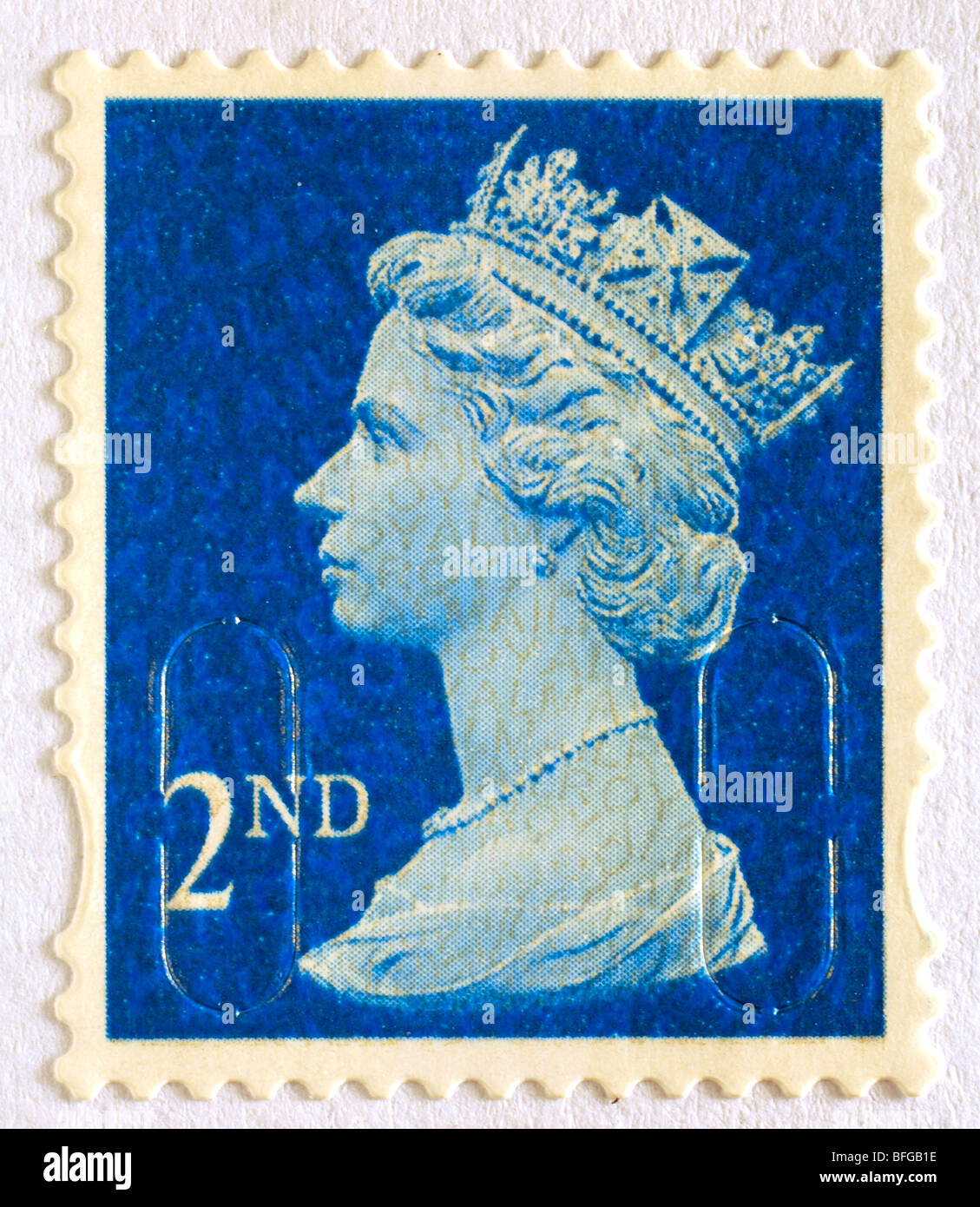 Stempel, fälschungssichere 2. Klasse Stempel, Anti-Schale zweiter Klasse Stempel Stockfoto