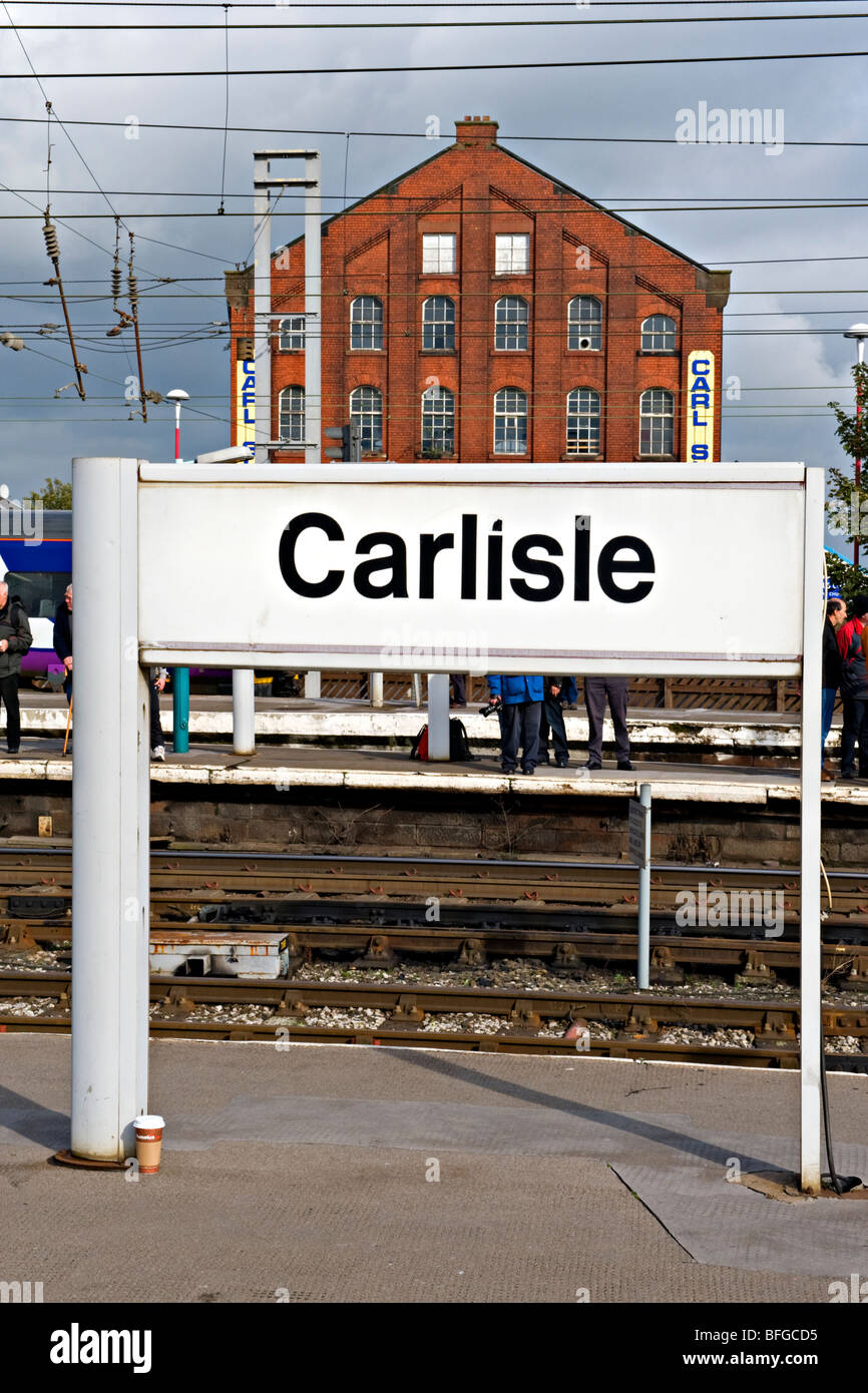 Carlisle Railway Station, UK. Stockfoto