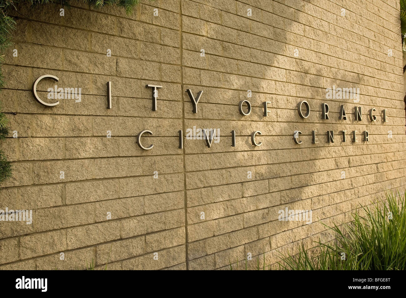 Stadt Orange Civic Center Stockfoto