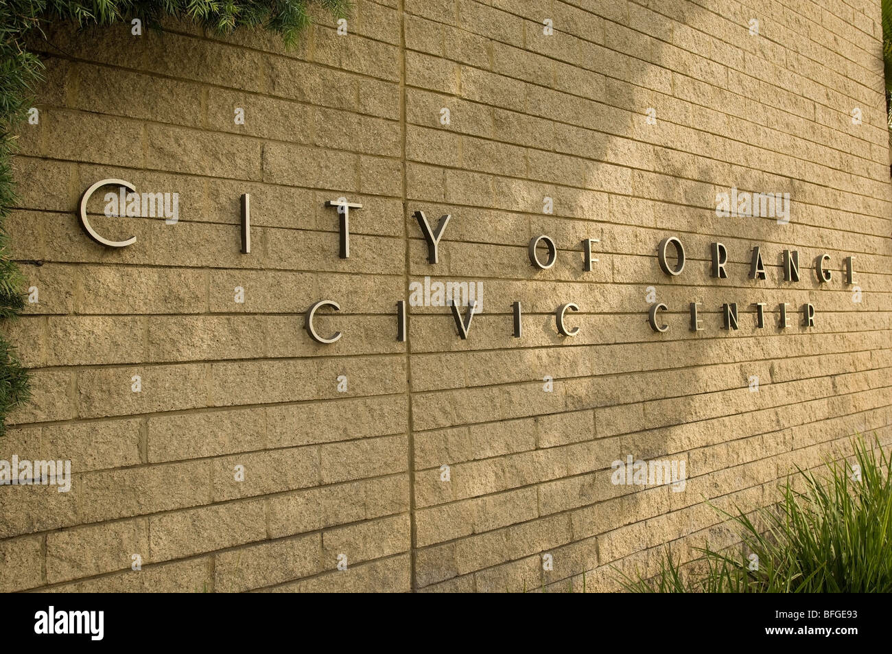 Stadt Orange Civic Center Stockfoto