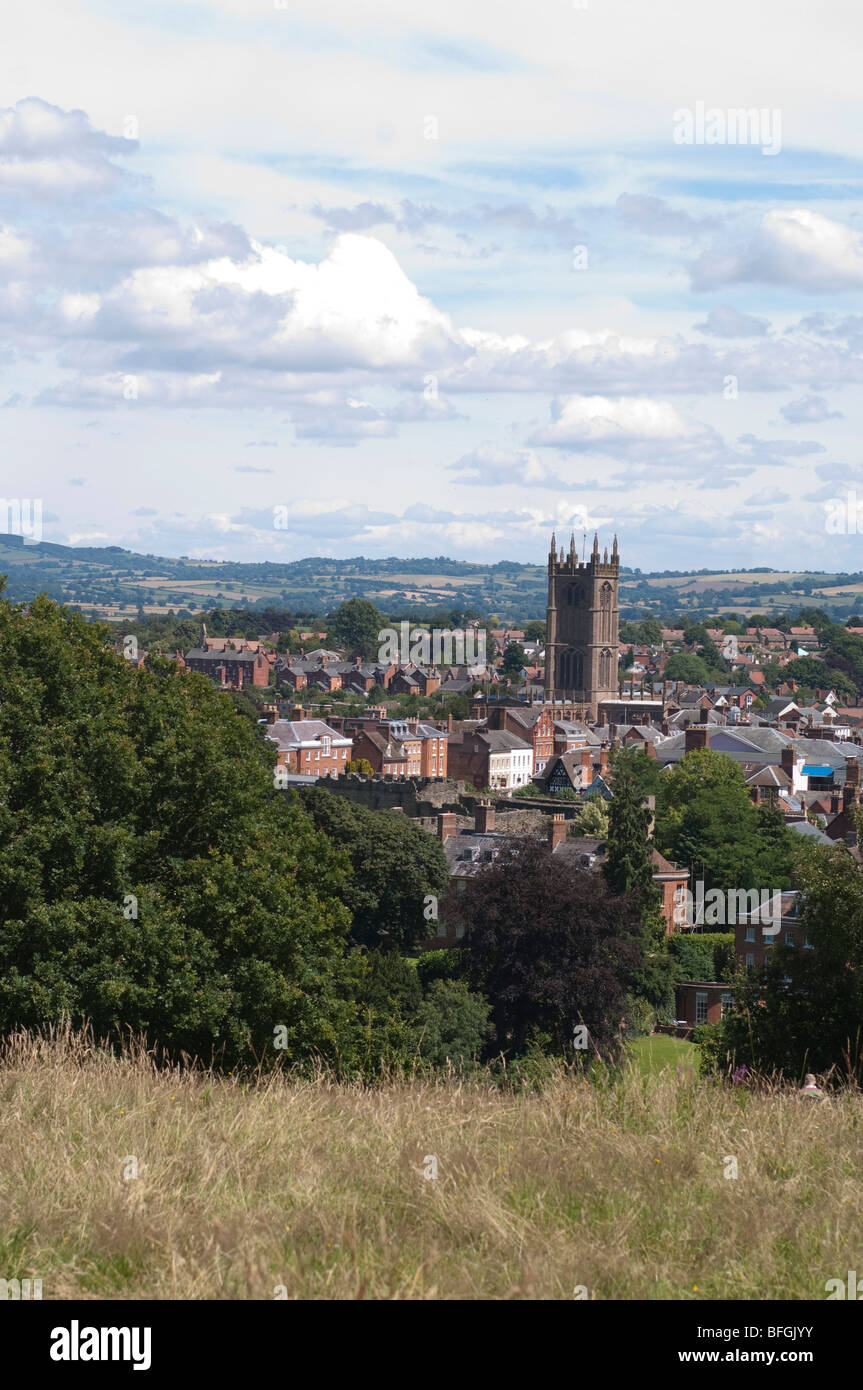 St. Laurence Church, Ludlow, Shropshire, Großbritannien Stockfoto
