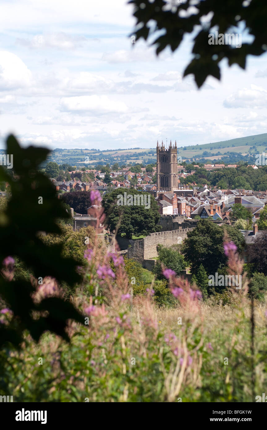 St. Laurence Church, Ludlow, Shropshire, Großbritannien Stockfoto