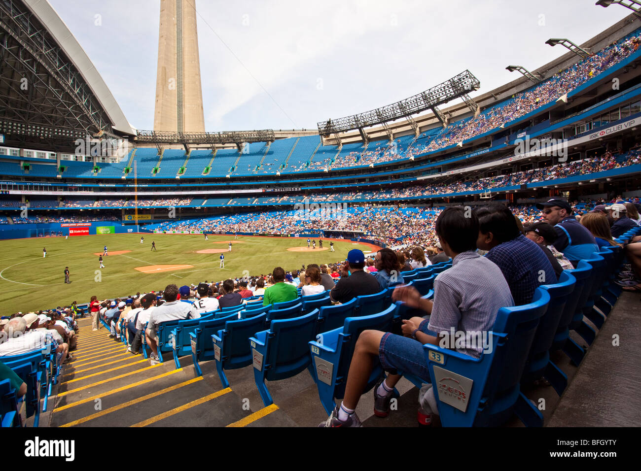 Rogers Centre, Blue Jays Baseball in Toronto, Ontario, Kanada Stockfoto