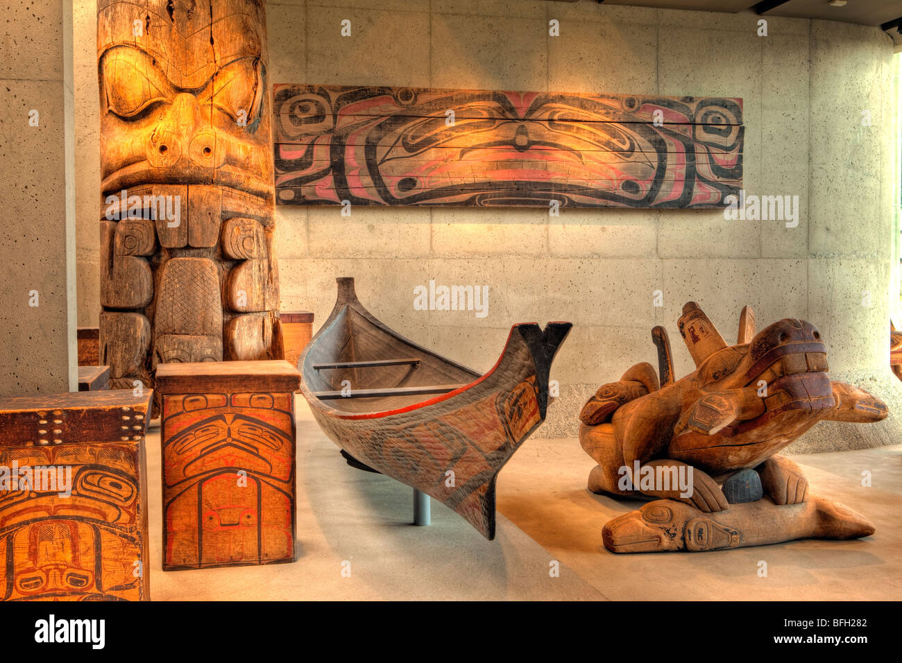 Museum of Anthropology in Vancouver, British Columbia, Kanada Stockfoto