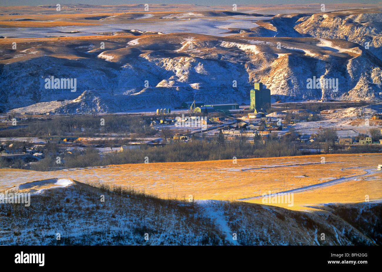 Rosedale, Alberta, Kanada, die Badlands Stockfoto