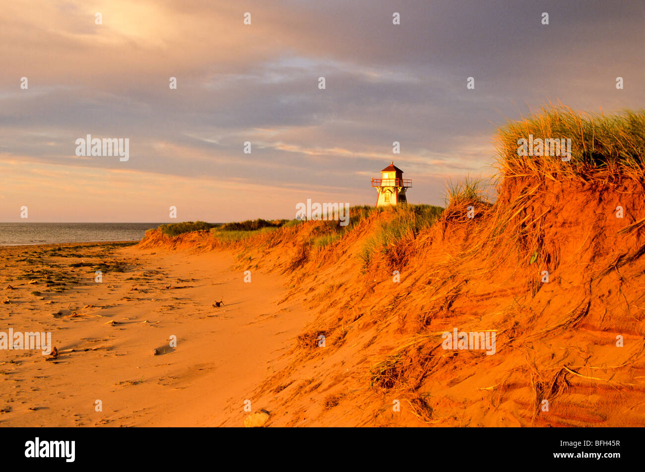 Covehead Leuchtturm, Prince Edward Island National Park, Prince-Edward-Insel, Kanada Stockfoto