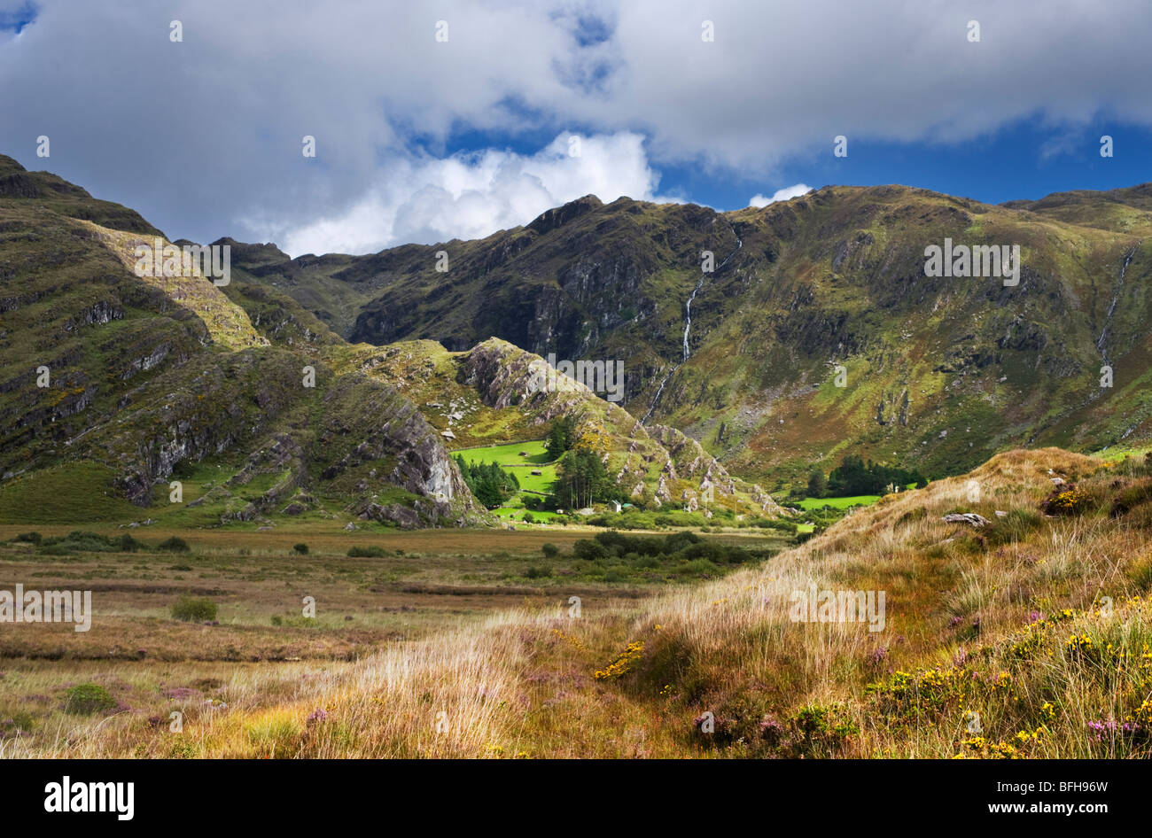 Die Caha Berge, Adrigole, Beara, County Cork, Irland Stockfoto