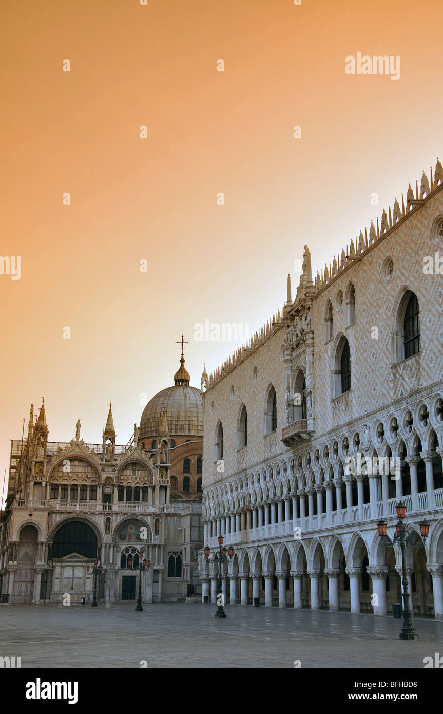Venedig Dogenpalast Stockfoto