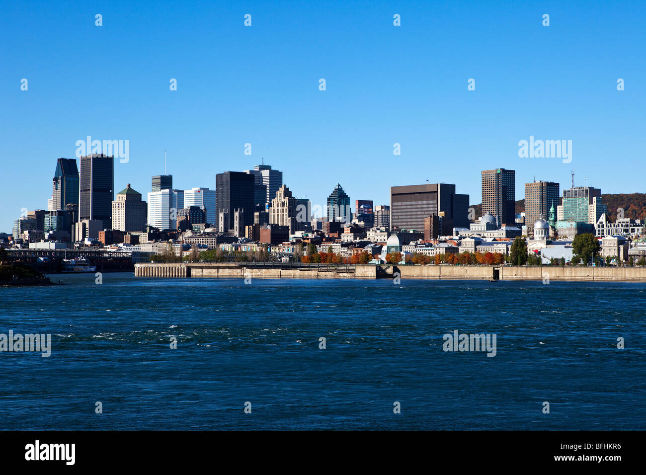 Montreal Skyline, Quebec, Kanada Stockfoto