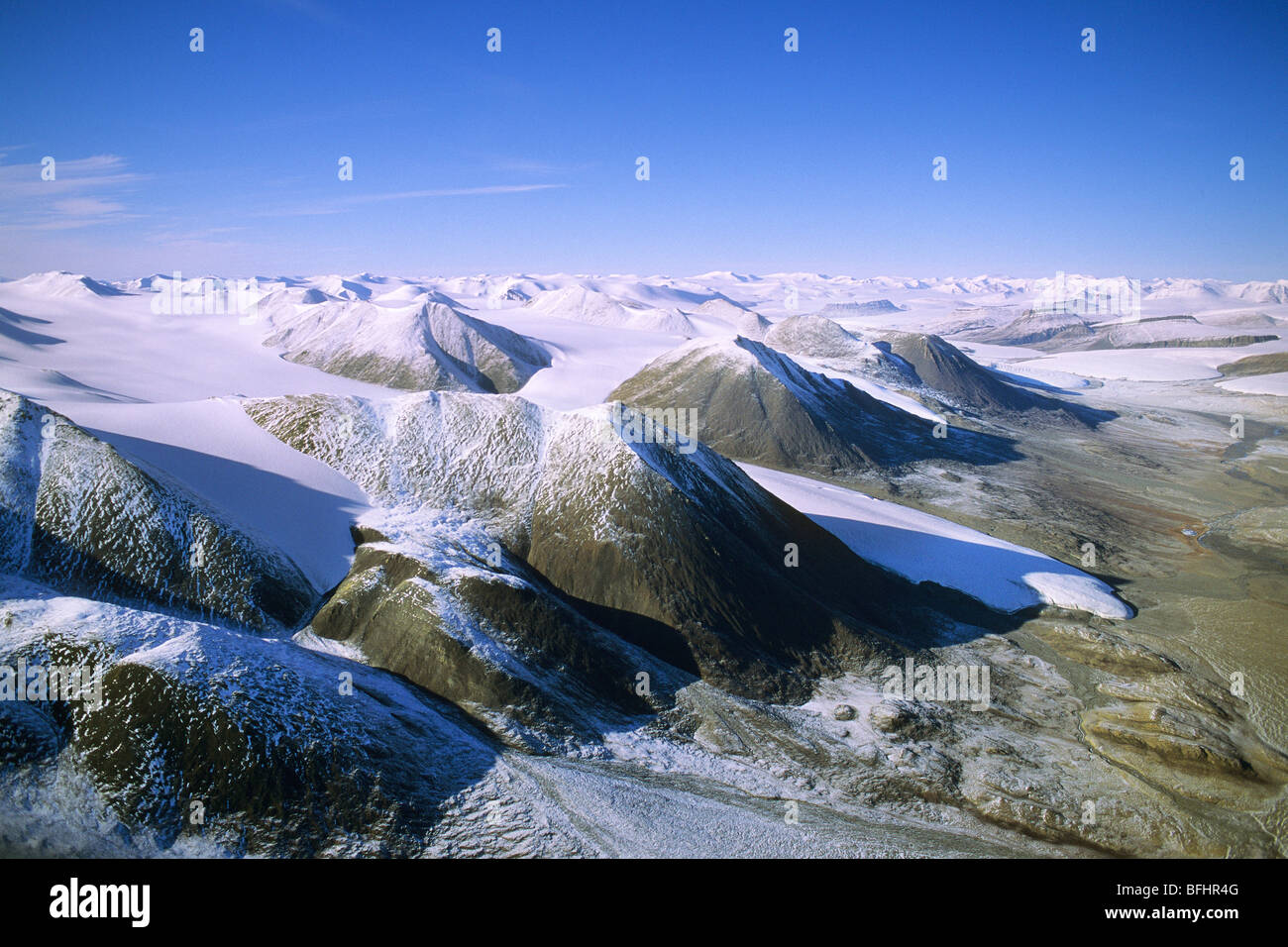 Northern Ellesmere Natioanl Park, Ellesmere Insel, Nunavut, Kanada Arktis Stockfoto