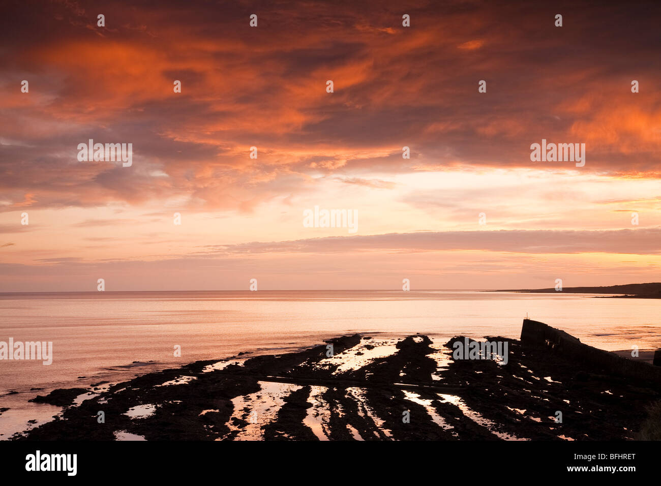 Dawn in St Andrews, Fife, Schottland Stockfoto