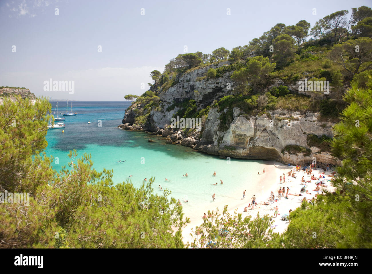 Cala Macarella, Menorca, Spanien Stockfoto