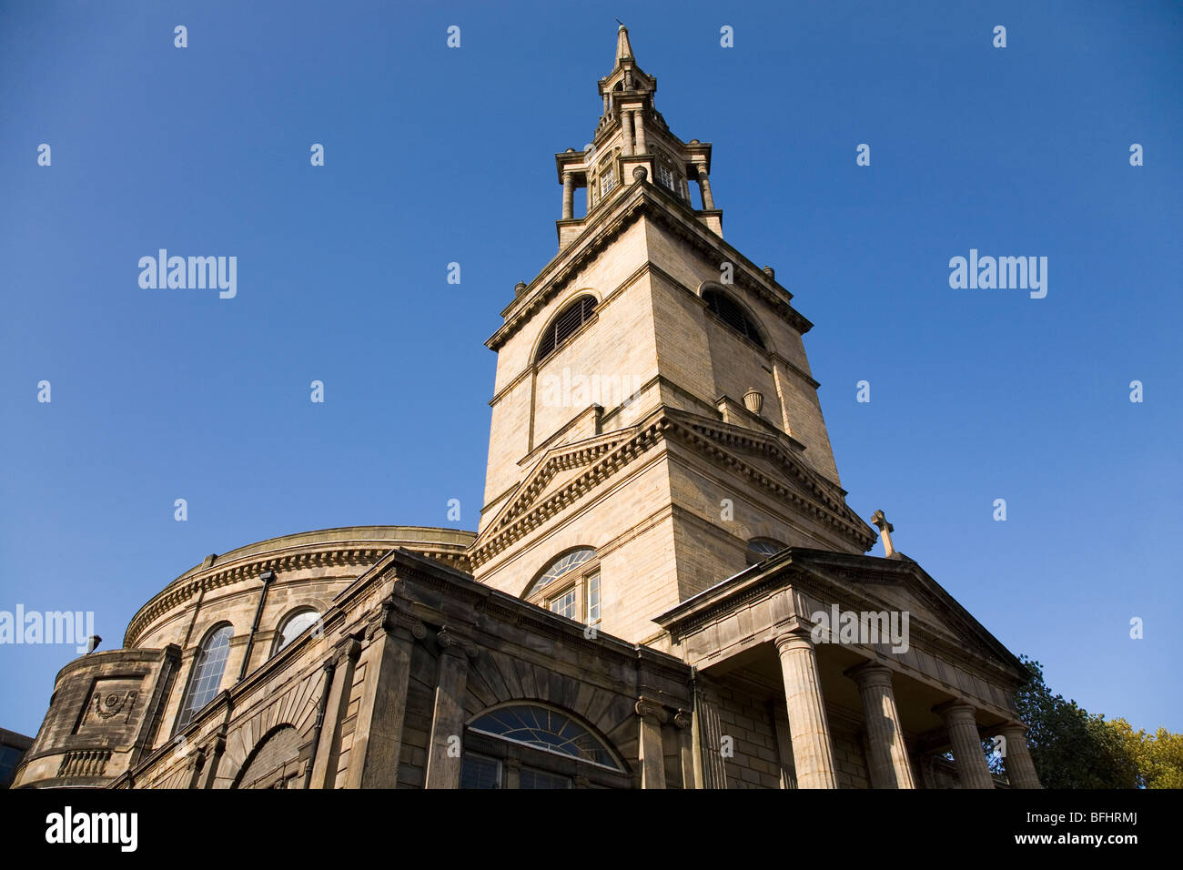 All Saints Church in Newcastle-upon-Tyne. Die elliptische wurde zwischen 1786 und 1789 erbaut. Stockfoto