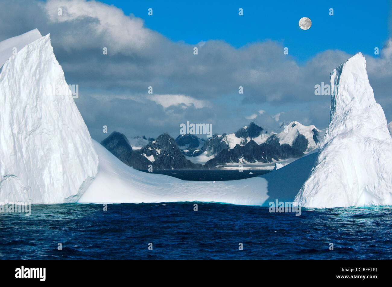 Antarktischen Eisberges, Süd-Orkney-Inseln, Antarktis Stockfoto