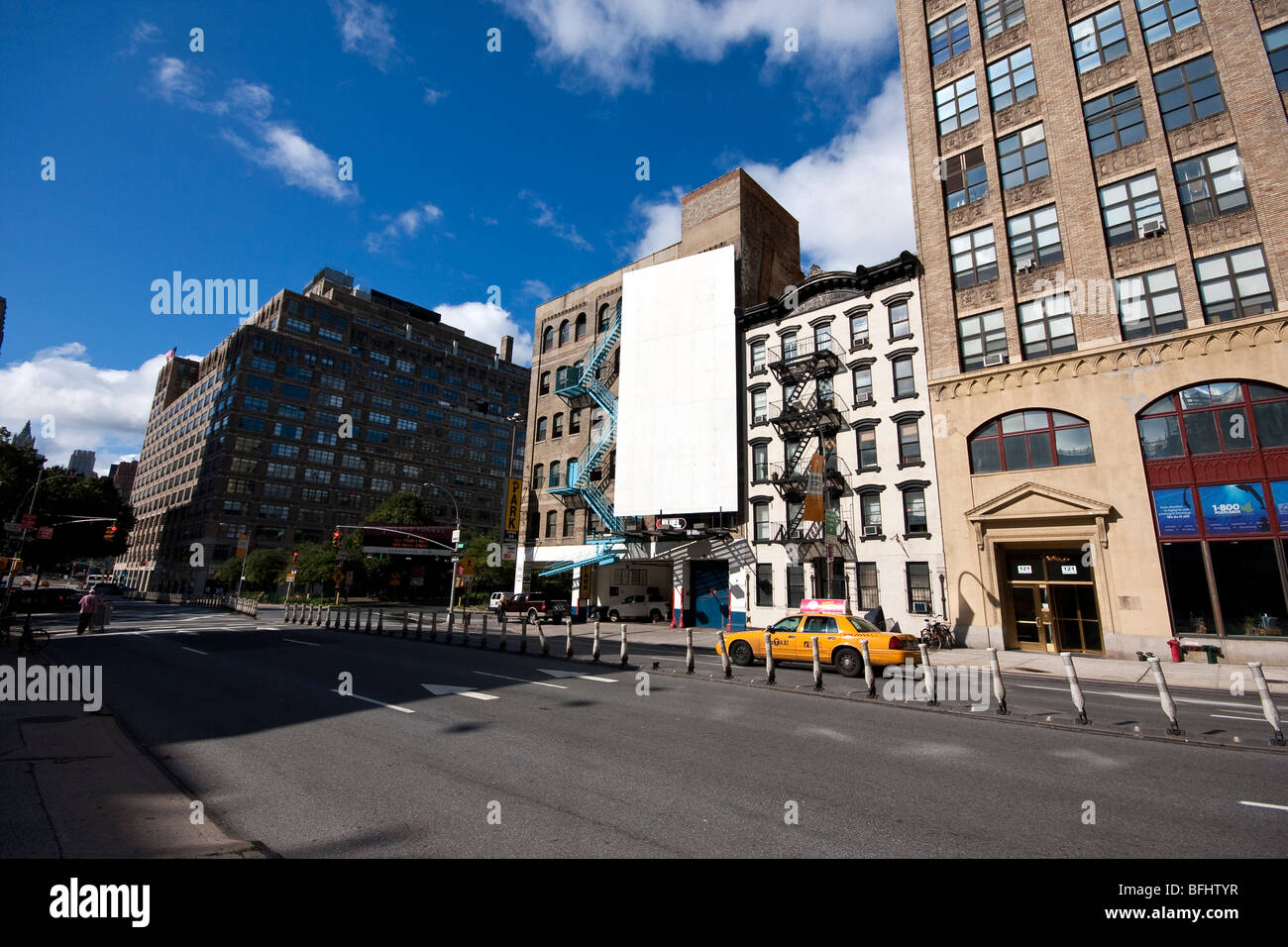 Billboard-Raum in der Stadt Stockfoto