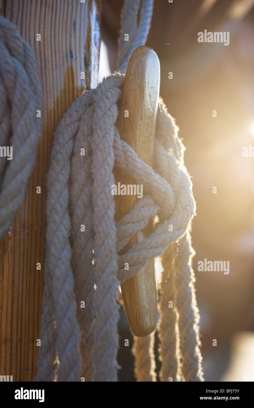 Ein Segelboot, Schweden. Stockfoto