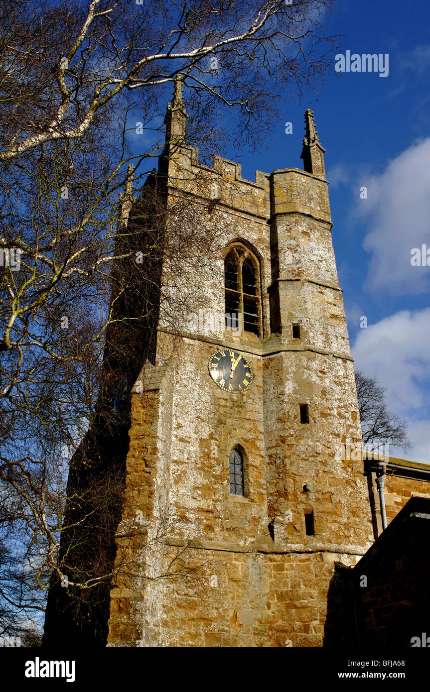 St. Peter Ad Vincula Kirche, South Newington, Oxfordshire, England, UK Stockfoto