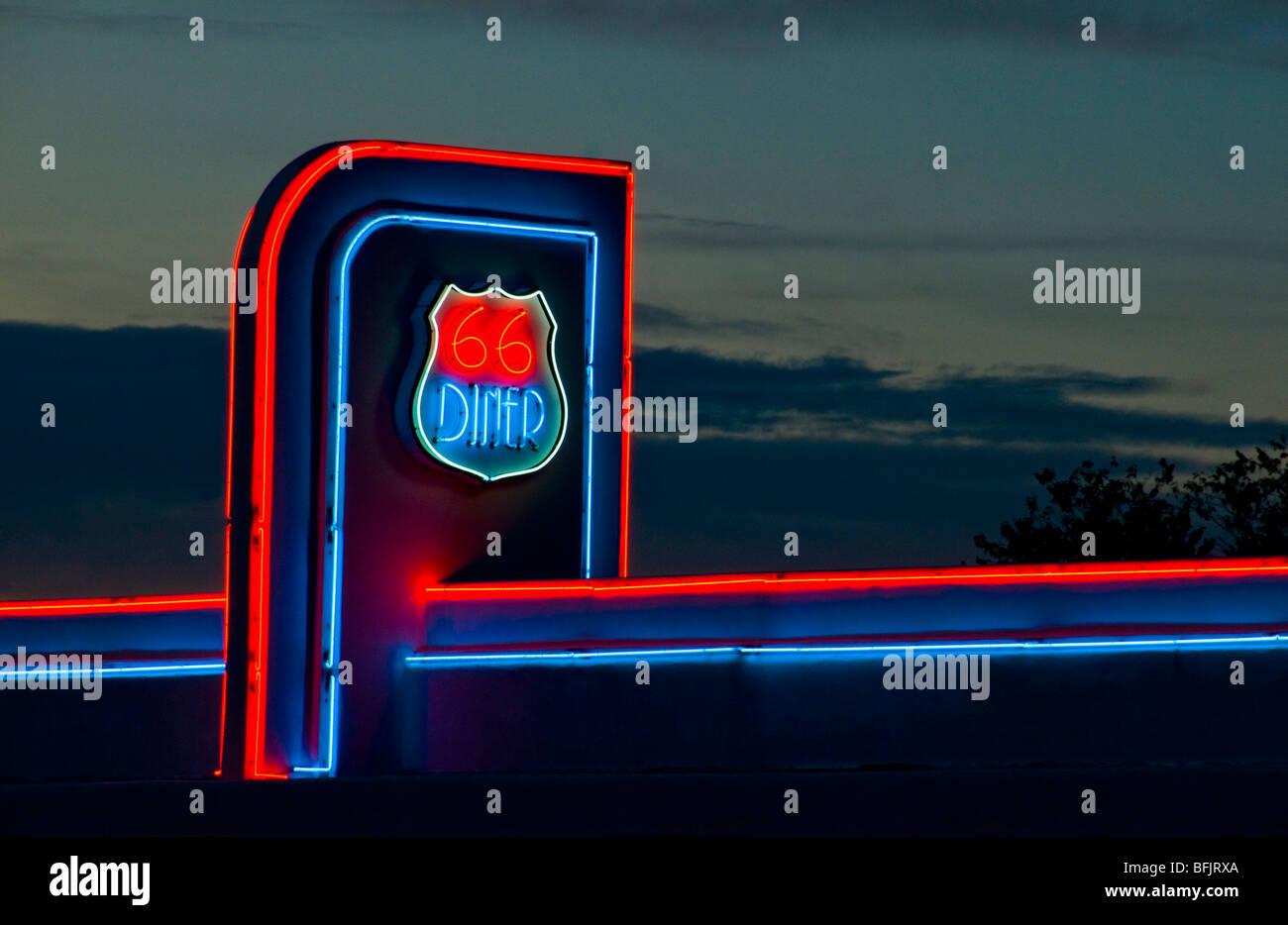 Route 66 Diner Albuquerque, New Mexico Stockfoto
