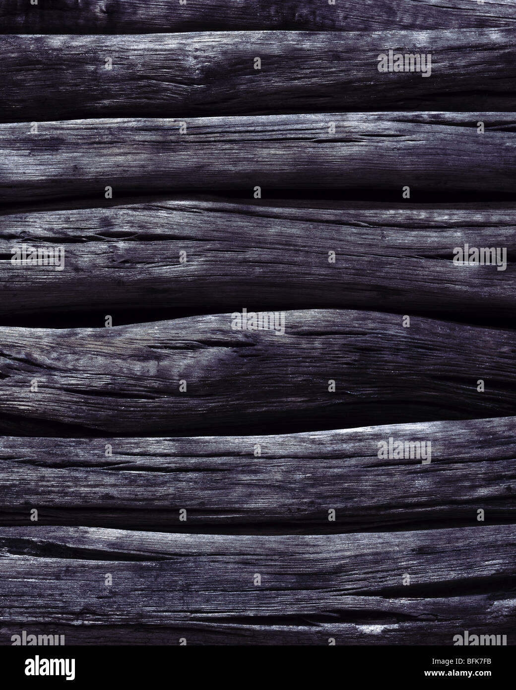 Japanische Holzkohle Stockfoto