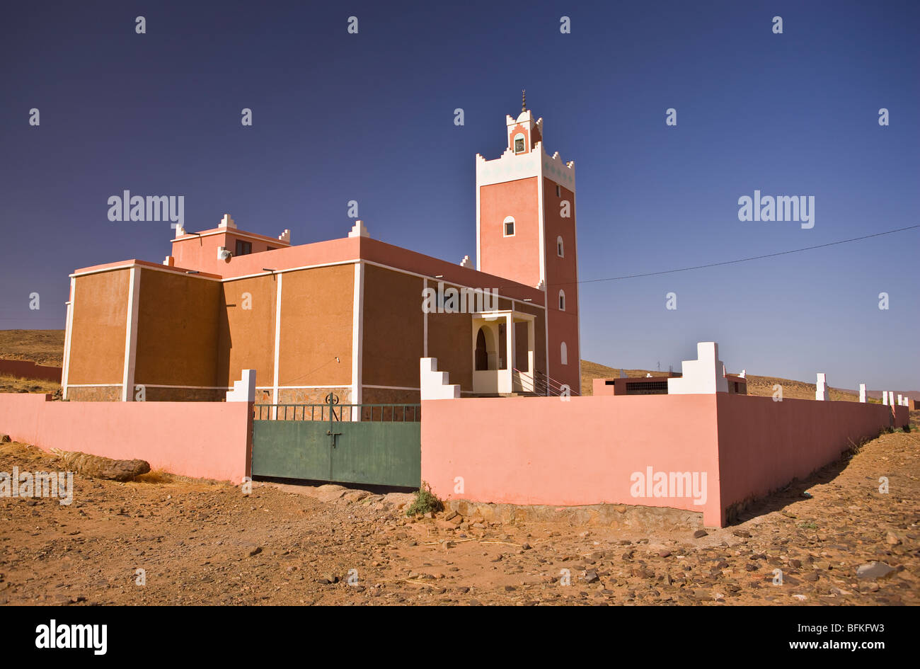 ZAGORA, Marokko - Moschee. Stockfoto