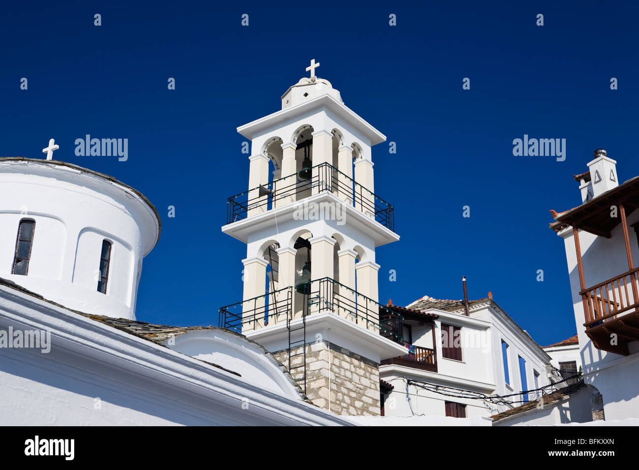 Architektur Skopelos Insel die griechischen Sporaden-Griechenland Stockfoto
