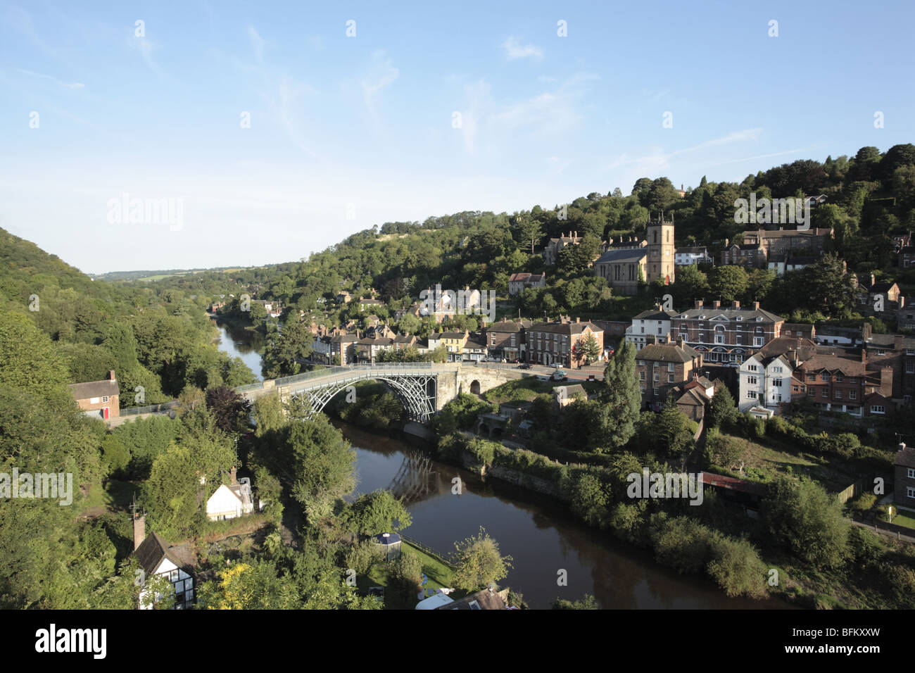 Ironbridge Schlucht, Shropshire Stockfoto