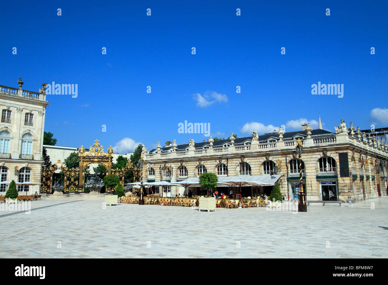 Place Stanislas, Stadt Nancy, Frankreich. Stockfoto