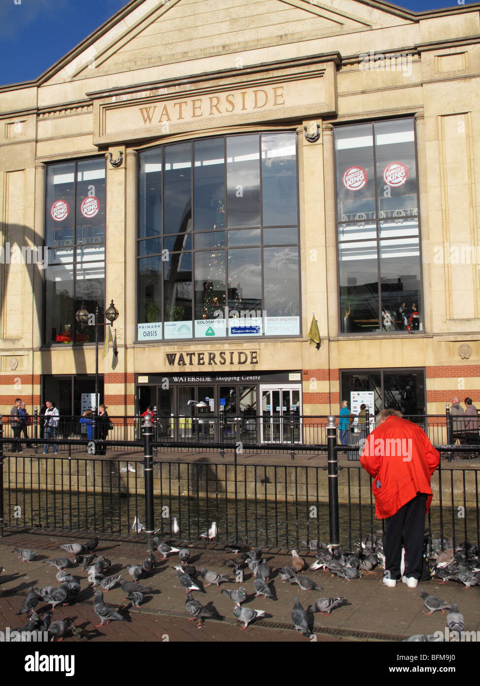 Das Waterside-Einkaufszentrum in Lincoln, Lincolnshire, England, UK Stockfoto