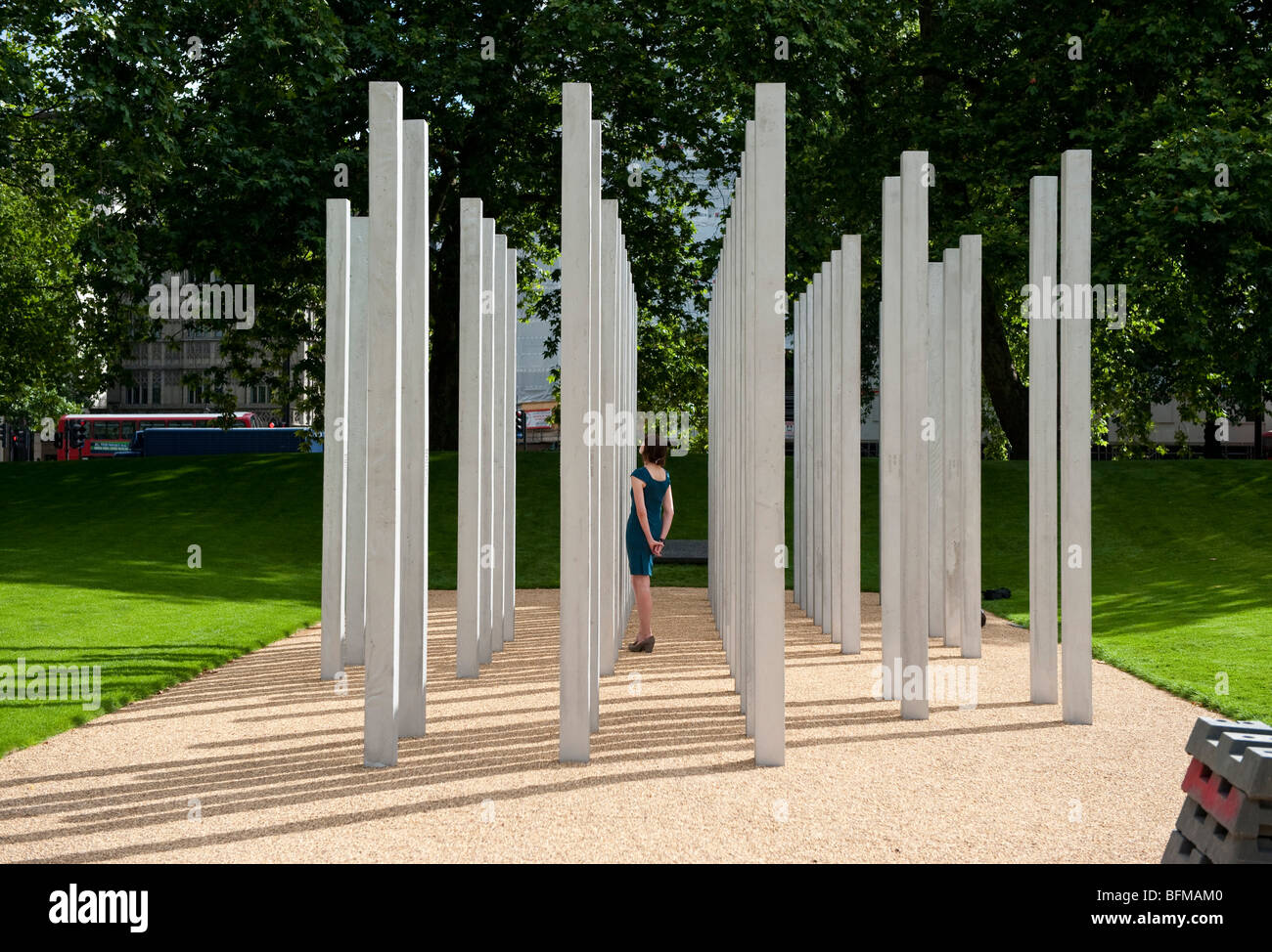 7/7-London Bombardierungen Memorial Stockfoto