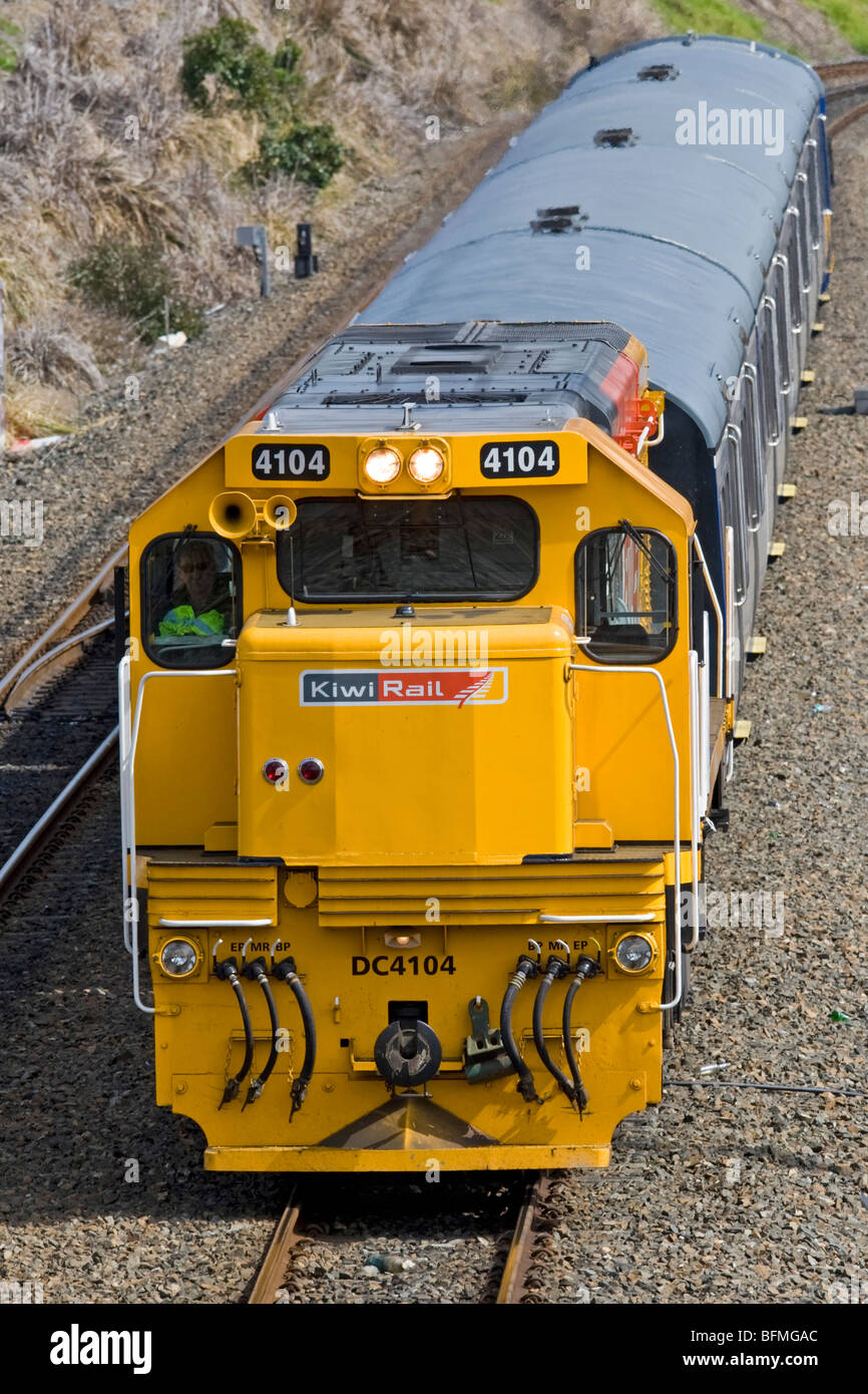 Eine DC Klasse Lok, Auckland, New Zealand, Dienstag, 15. September 2009. Stockfoto