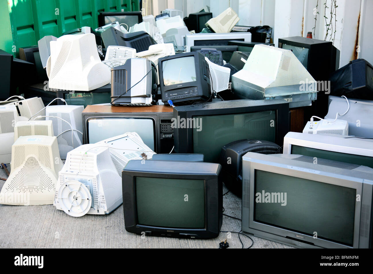 Monitor verweigern Stockfoto