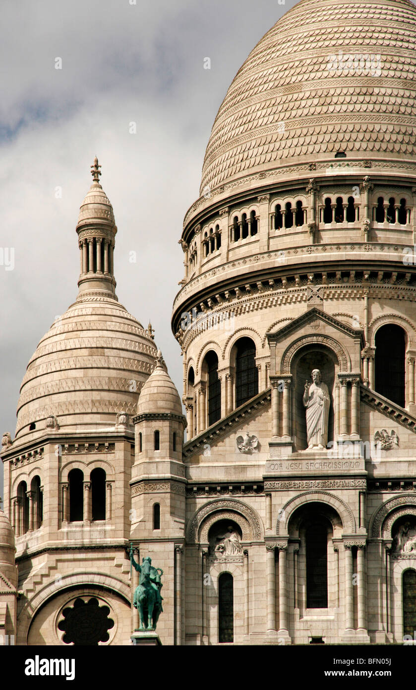 Frankreich, Paris. Paris Basilique du Sacré-CS Ihr in Montmartre. Stockfoto