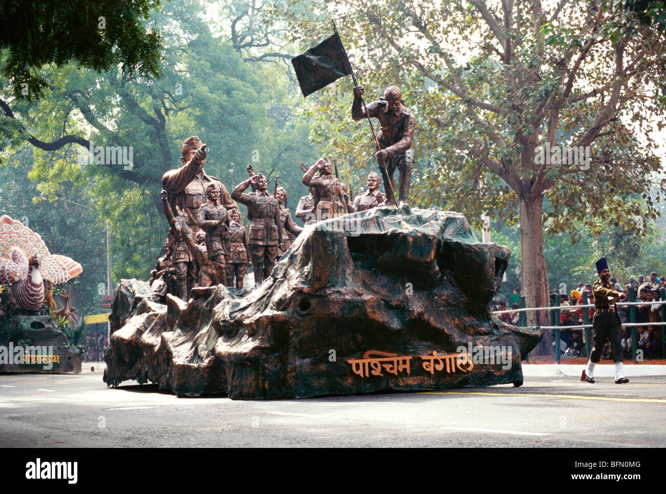 JSS 61051: Republic Day Festival Schwimmer; Westbengalen; Delhi-Indien Stockfoto