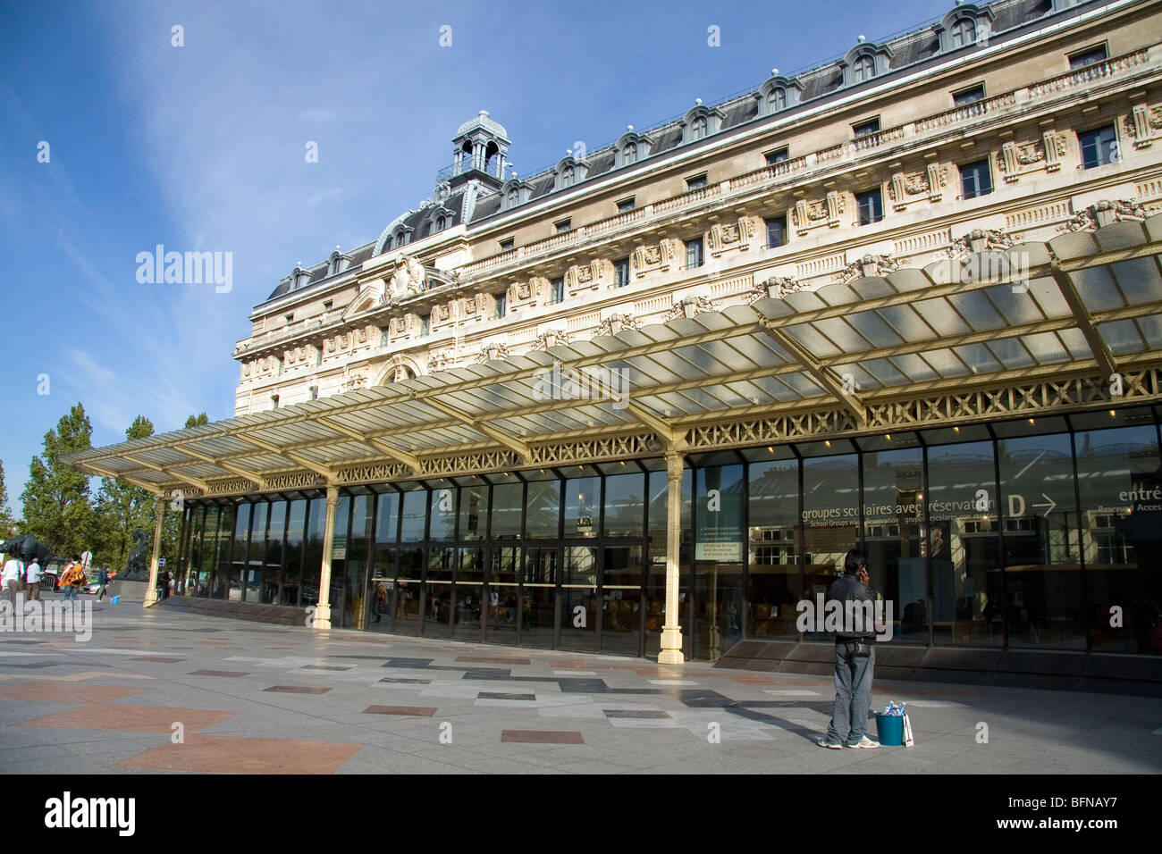 Exterieur des Musée d ' Orsay in Paris, Frankreich. Stockfoto