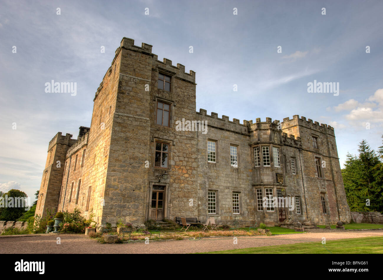 Chillingham Castle Stockfoto