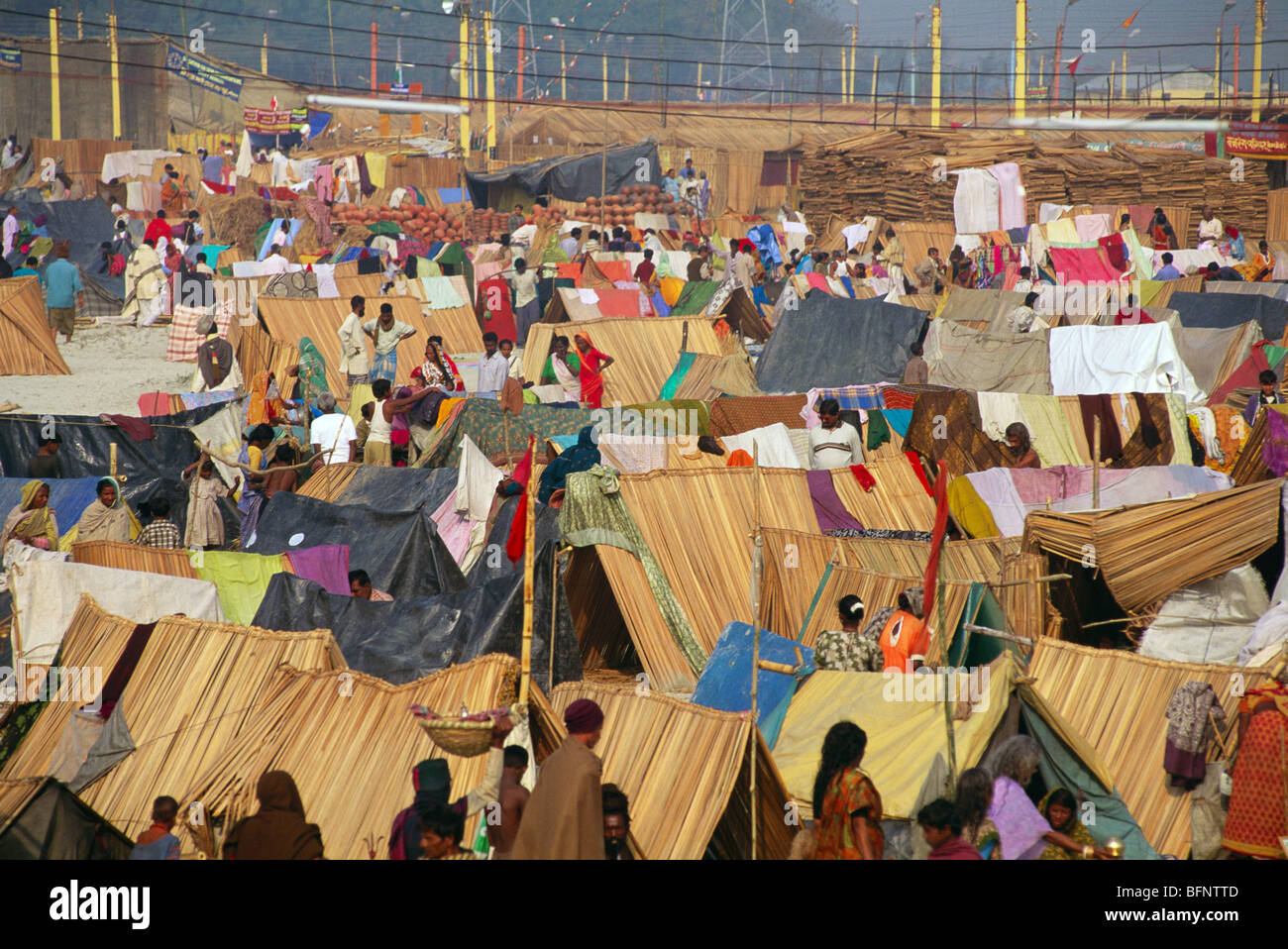 Gangasagar fair Kalkutta Kalkutta Westbengalen, Indien Stockfoto