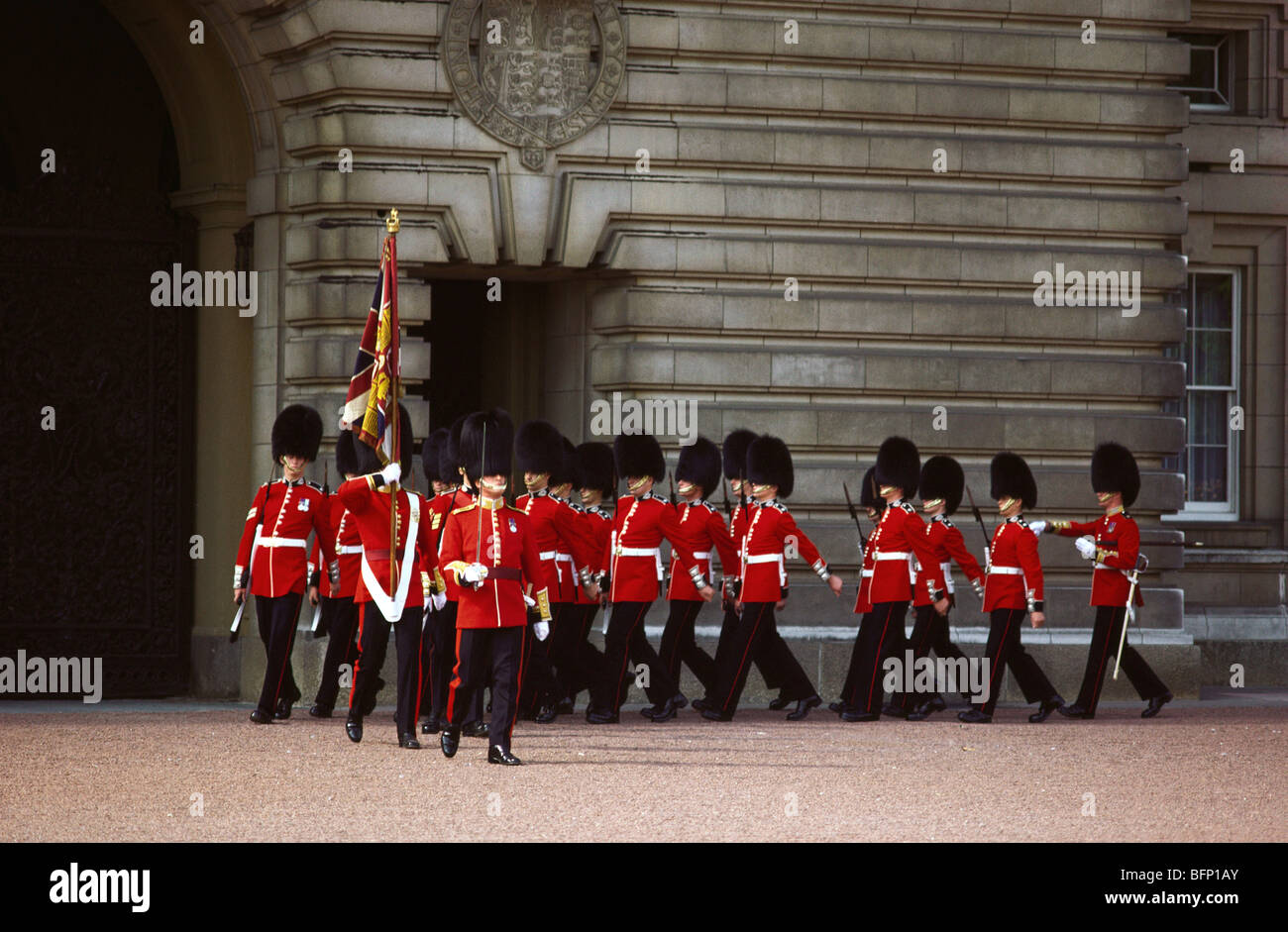 Ändern der Guard Zeremonie in London UK Vereinigtes Königreich England Europa Stockfoto