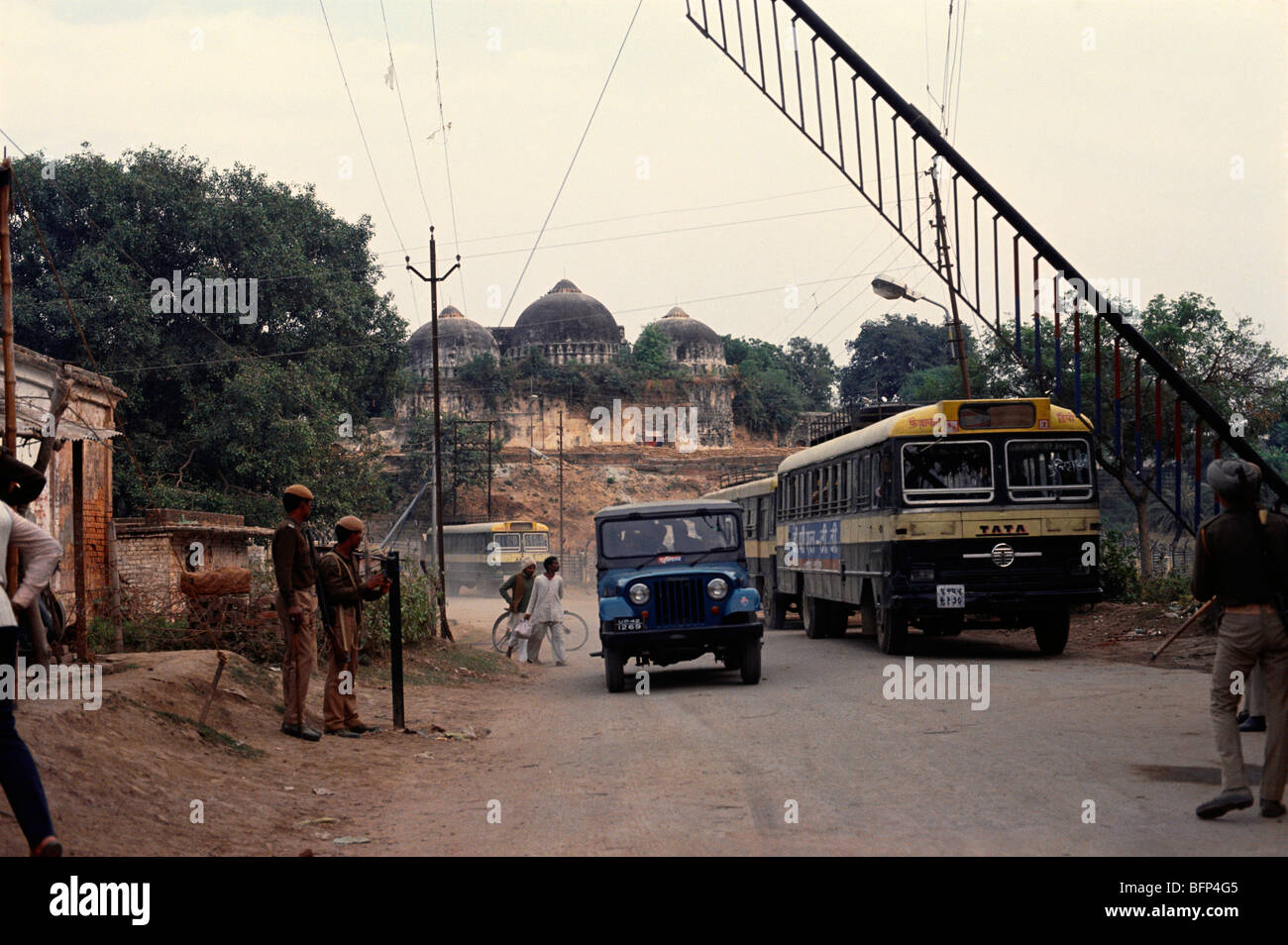 RSA 65823: Babri Masjid; RAM Janmabhoomi; Ayodhya; Uttar Pradesh; Indien Stockfoto